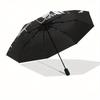 Soccer Ball Pattern Automatic Folding Umbrella  8 Ribs, Durable Iron Frame, Bright Color Pattern Compact Travel Umbrella, Suitable for Outdo