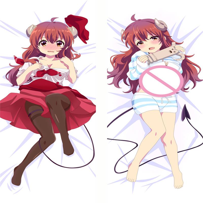

60x180 см чехол «Dakimakura Demon Girl Next Door Yuko Yoshida Momo Chiyoda», наволочка с рисунком Moegirl, наволочка для обнимания тела