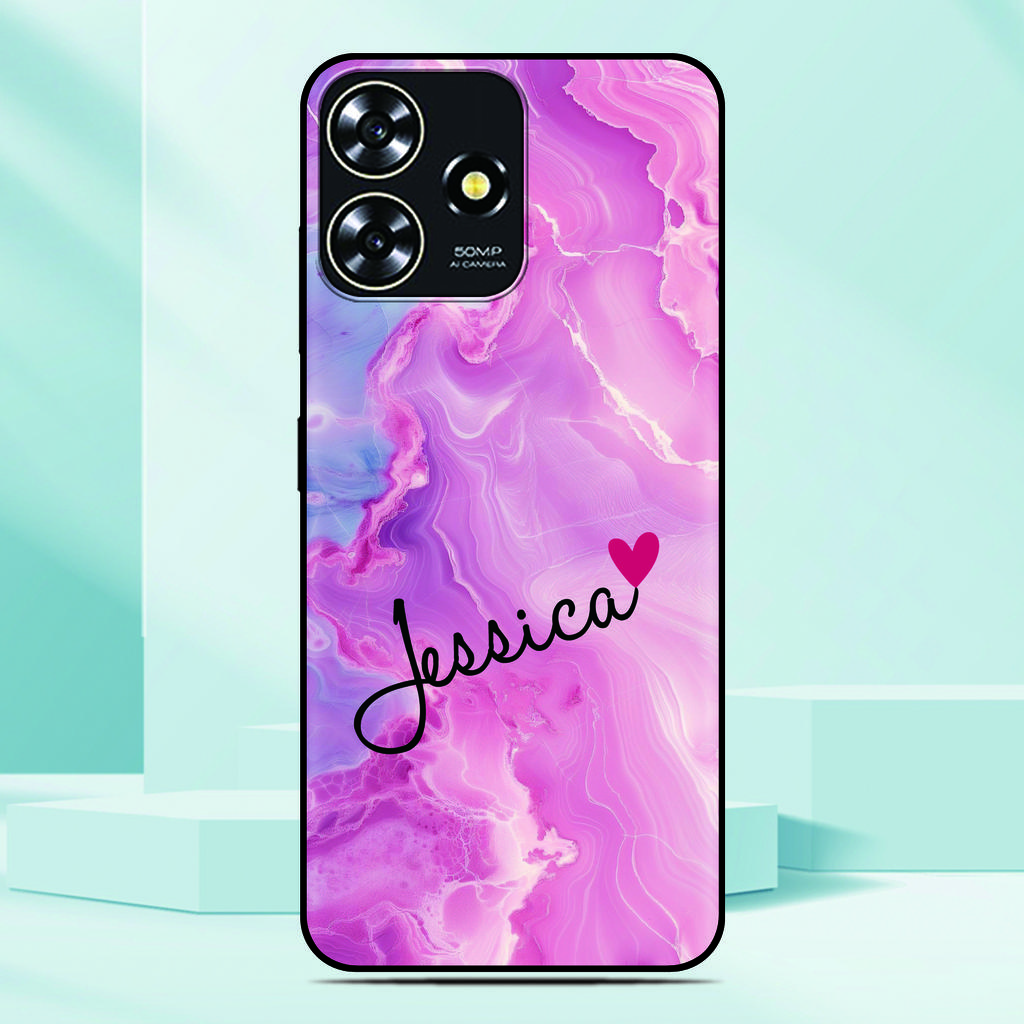 Personalized Name Phone Case For ZTE Blade A76 4G A75 A73 A72 A71 A35e A56 A55 A54 A35 A36 A51 A34 A31 Plus Custom Image Cover