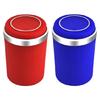2pcs Car Ashtray with Lid Car Interior Sealed Ashtray Flame Retardant Universal Ashtray Cup Holder
