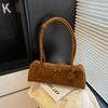 French Retro Suede Premium Matte Bag Women's 2025 New Underarm Bag Law Stick Bag Shoulder Bag
