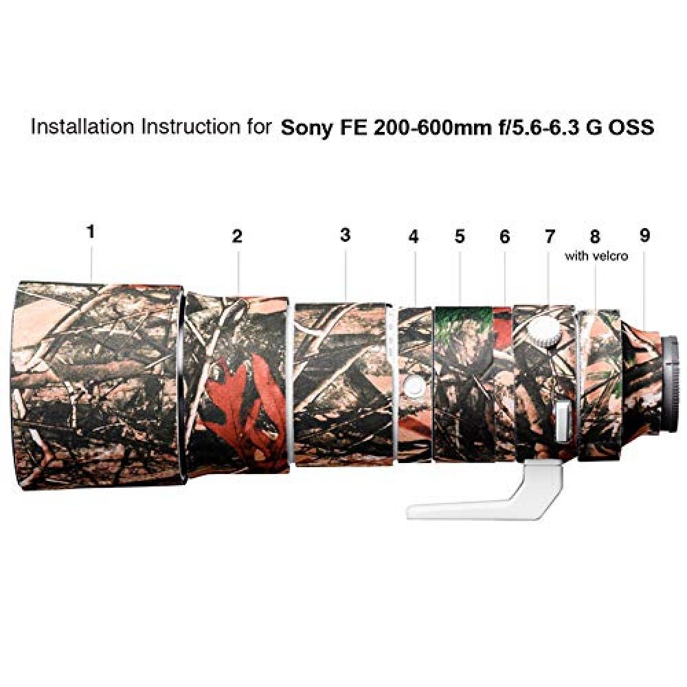 Easy Cover Lens Oak Sony FE 200-600 F5.6-6.3 G OSS Forest Camouflage