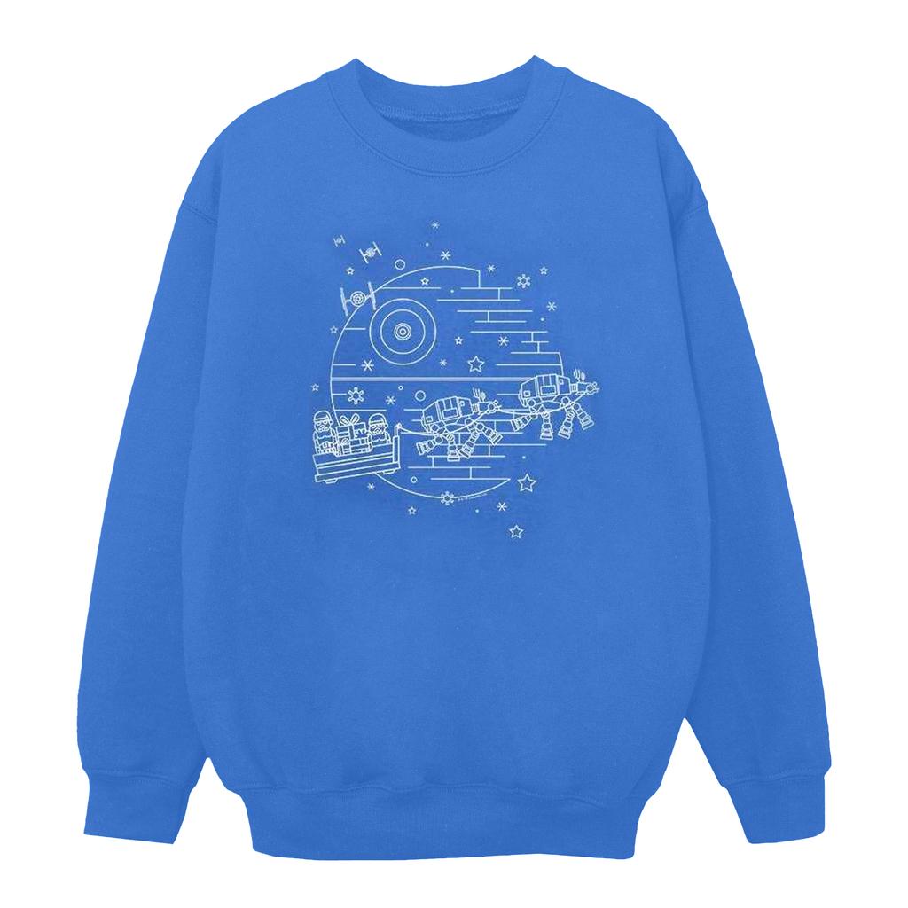Star Wars Womens/Ladies Death Star Sleigh Sweatshirt