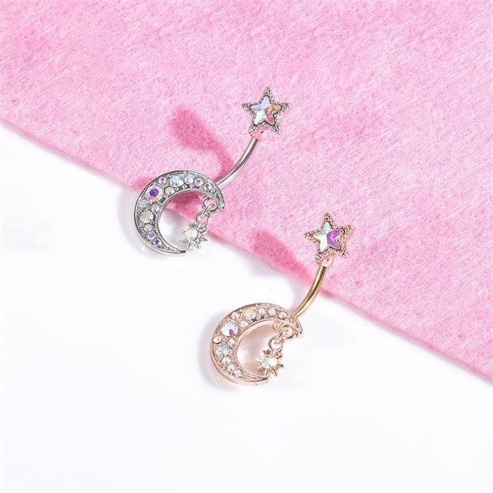 [Onm] Onm Love Me Moonbyul Belly Button Piercing 2 Types Silver Rose Gold (S9594212)