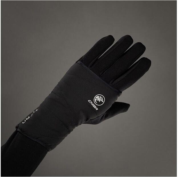 Велоперчатки Chiba POLARFLEECE TITAN (черные)