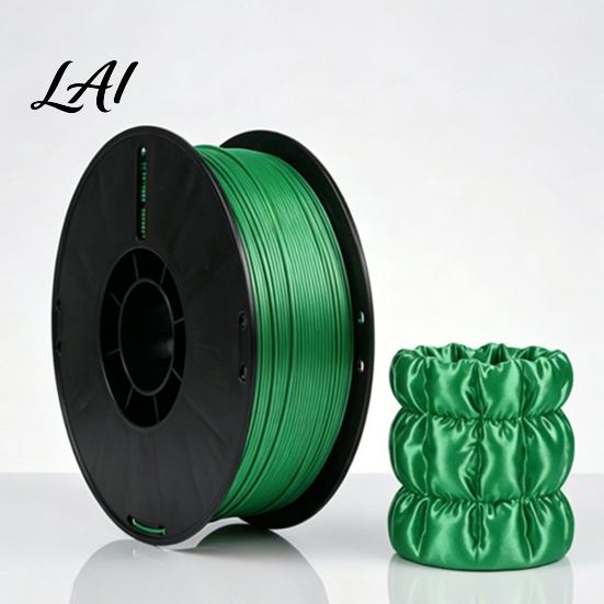 3D Print Filament Silk PLA Printer 1.75mm 1Kg Spool Low Warping for Printing Projects Neatly Wound