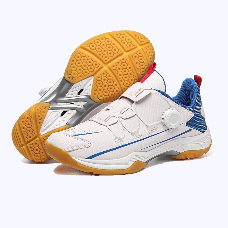 Badminton Shoes Swivel Buckle Breathable Non-Slip Training Shoes Couple Sports Shoes Men's Shoes
