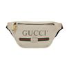 [Gebraucht] Print Vintage Logo Streifen Gurtband Leder Schulter Crossbody Brusttasche Hüfttasche Klein - Sehr Gut #1BVUHUQ