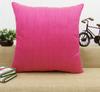 Home Bed Decor Pillow Throw Cushion Dupion Silk Solid Cover Case - Choose