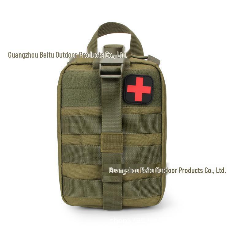 Multifunctional Outdoor Tactical First Aid Kit with Molle Attachment for Wilderness and Mountaineering