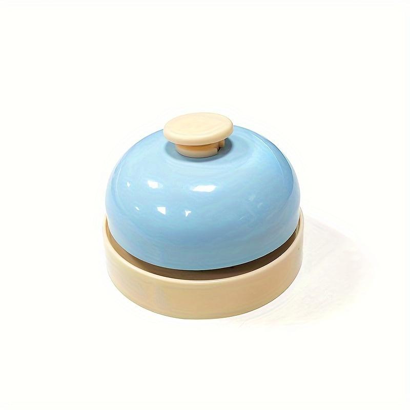 

1pcs Metal Table Bell Game Pet Pressing Calling Answering Bells Front Table Dining Fun Party Game Accessory Non Prop Card синий