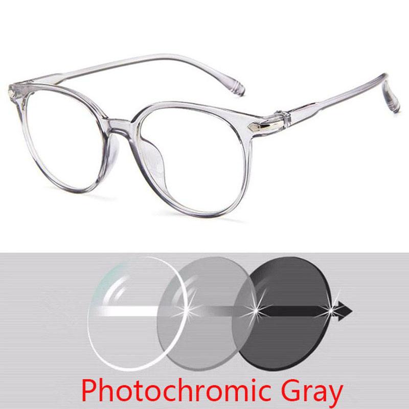 -1.0-1.5-2.0-2.5-3.0 To -6.0 Transparent Finished Myopia Glasses Men Women Black Eyeglasses Prescription Shortsighted Eyewear