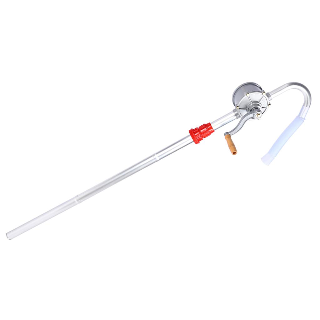 Aluminum Alloy Rotary Hand Crank Oil Barrel Drum Pump Pumping Diesel Fuel Barrel Pump Hand Oil Pump Drum Pump Rotary Oil Pump