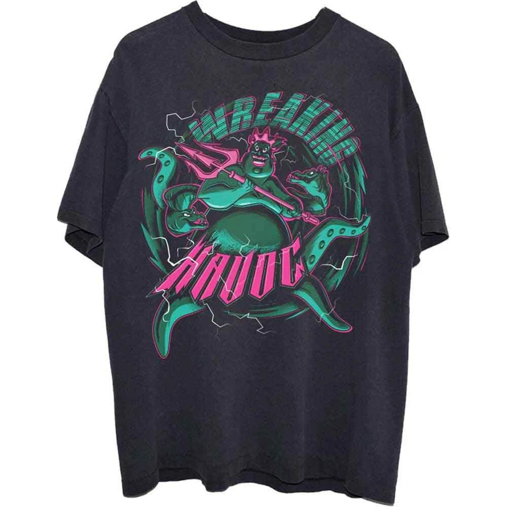 Disney Unisex T-Shirt: Little Mermaid Ursula Wreaking Havoc (Small) M