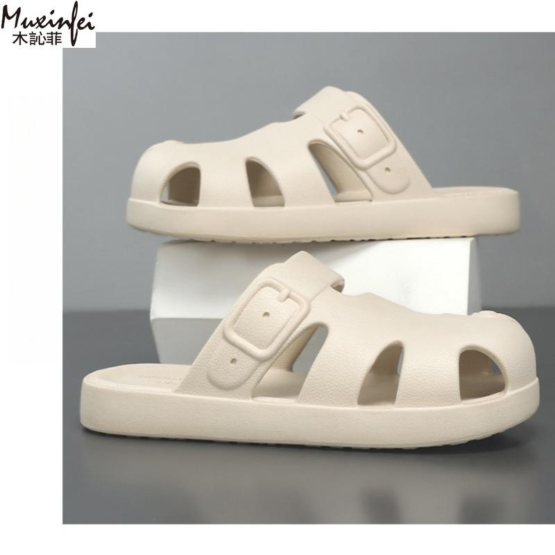 Slippers Men's Summer New Breathable Hollowed Out Korean Version Sandals Soft Sole Comfortable Casual Shoes Free Shipping Shoes