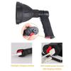 High-Brightness Handheld Searchlight with Stand - Large Reflector, Long-Range, Rechargeable, Long-Lasting Outdoor LED Flashlight