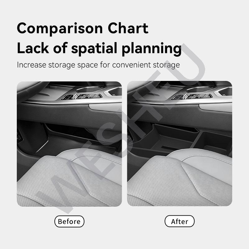 For Chery Tiggo 5 Omoda C5 Tpe Center Console Lower Storage Box Separated Organizer Anti-Slip Tray Car Interior Accessories