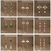 Elegant Butterfly Water Drop Pearl Tassel Earrings for Women - Traditional Qipao Style