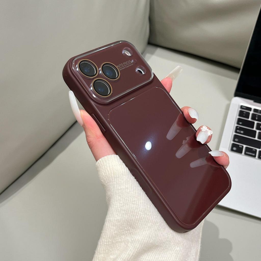 Premium Candy Color Glass Case for iPhone 16 Pro Max/17