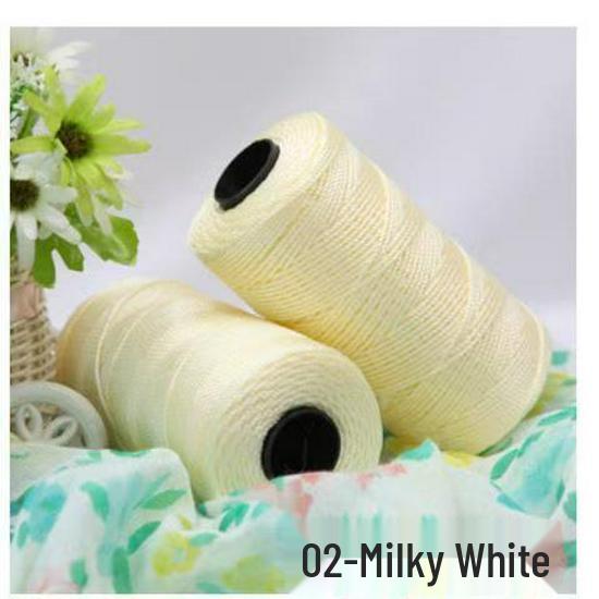 Ice Silk Three-Strand Yarn for Crochet Bags, Hats, Seat Cushions, Bottle Sleeves, and Slippers