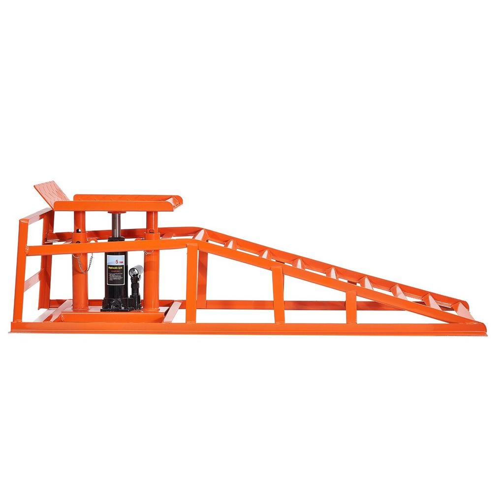 Hydraulic Car Ramps, 2 PCS 5T 11000 Lbs, 270-360 Mm Lift Height, Heavy Duty Hydraulic Vehicle Ramps, Portable Car Lifts for Home Garage Maintenance