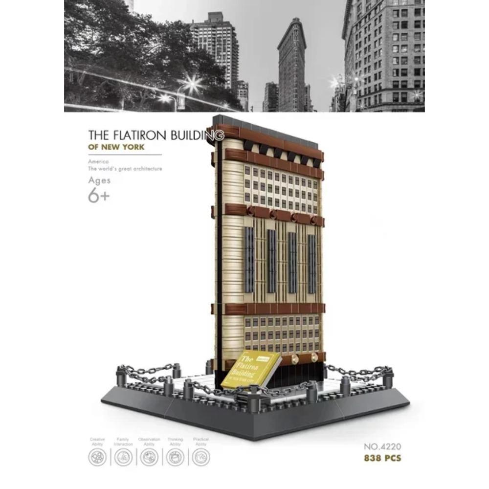 MOC World Famous Architecture Edifice Opera House Building Blocks Villa Savoye Bridge Tower Toy Children Birthday Christmas Gift