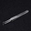Stainless Steel Clips Tweezer Blackhead Acne Comedone Remover Needle Bend Curved