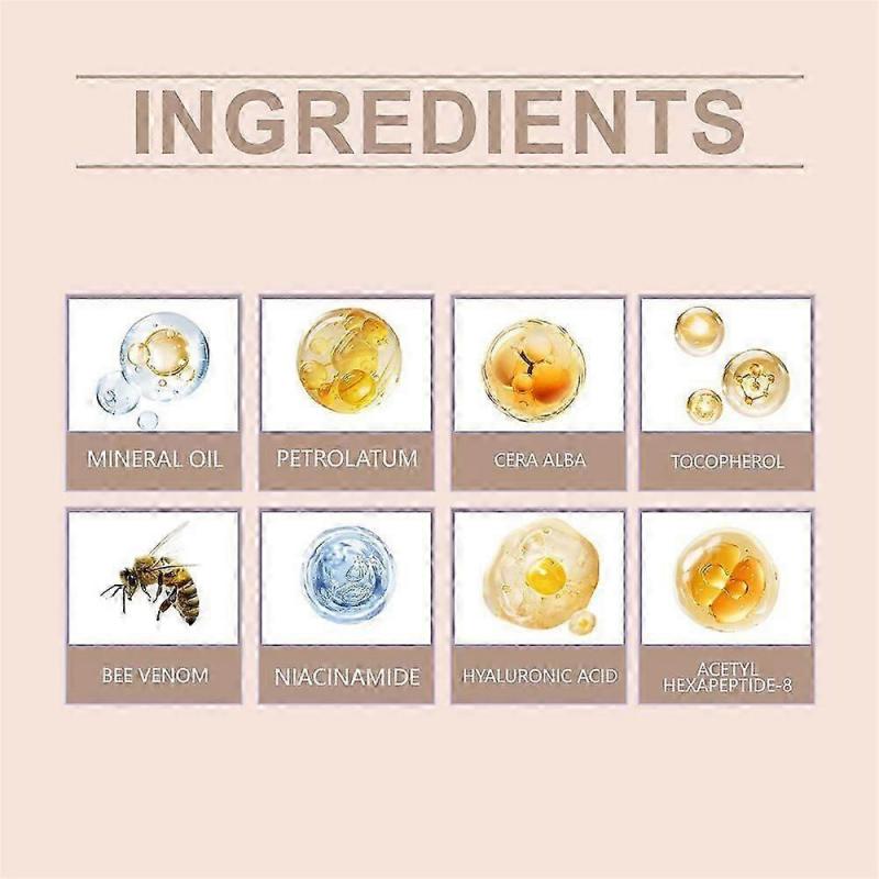 Botoxin Bee Venom Firming Serum Stick, Bee Venom Anti-Wrinkle Firming Cream, Anti-Aging Bee Venom Moisturizing Cream