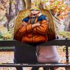 1 PC Automatic Folding Umbrella - Naruto Poster Pattern Portable Foldable Design With 8 Ribs Christmas Birthday Gifts