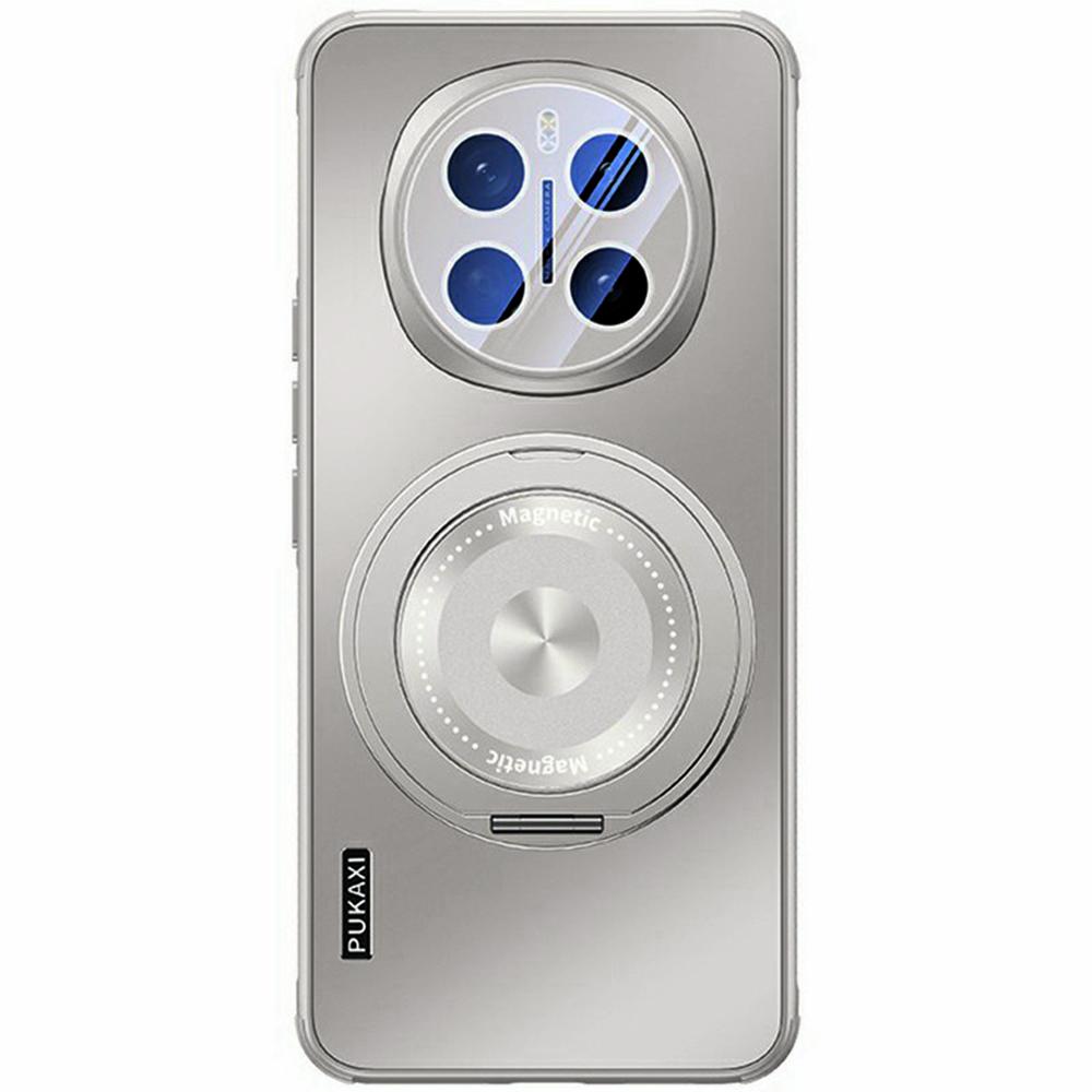 

For Honor Magic7 5G Case Compatible with MagSafe Kickstand TPU+PC Heat Dissipation Phone Cover Grey