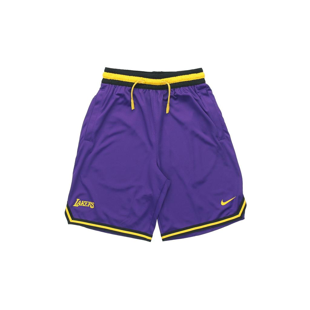 Nike NBA Statement DNA Los Angeles Lakers Basketball Training Shorts Men Bottoms Purple AV3537-504