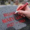 Monument Lettering Pen Tombstone Marker with Precision Tip Waterproof Fade-Resistant Fast-Drying Memorial Inscription UV Resistant for Inscriptions