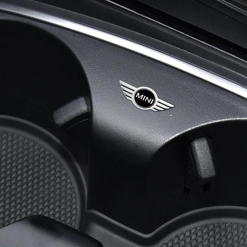 1/2/5/10pcs Car Badge Interior Decals Accessories For Mini Cooper JCW Works Hatch F54 F55 F56 F57 F60 R50 R52 R53 R55 R56 R57