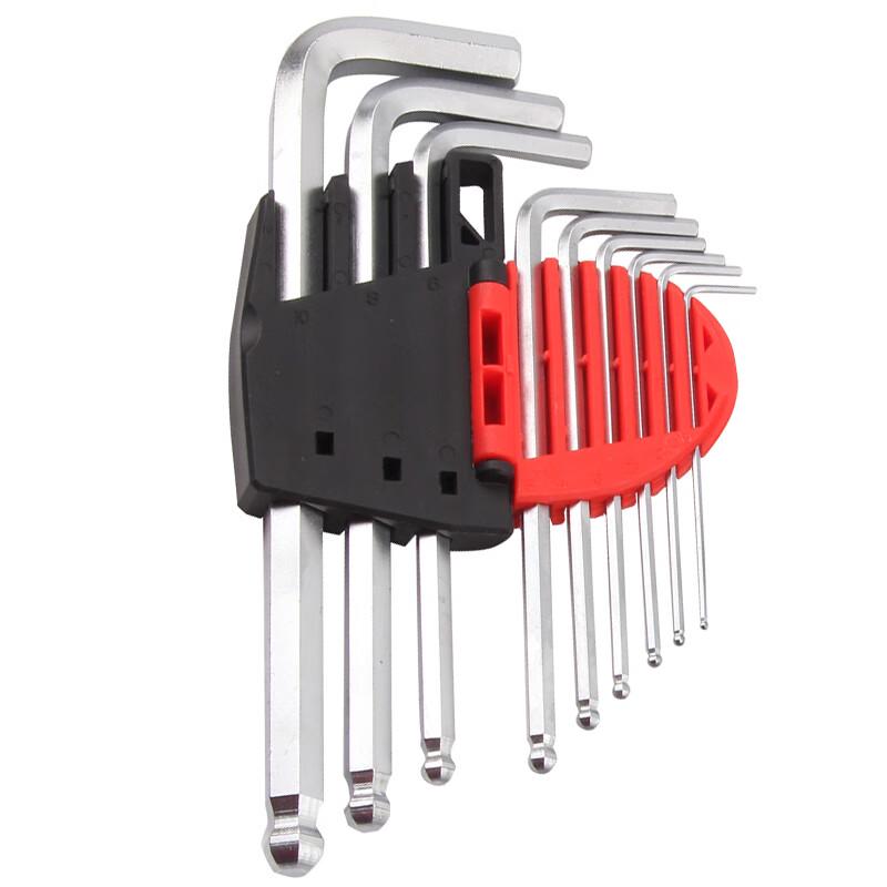 JETECH BM-C9 Extra Long Ball End Hex Key Set