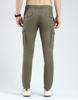 Monte Carlo Men's Slim Fit Solid Cargo Pants