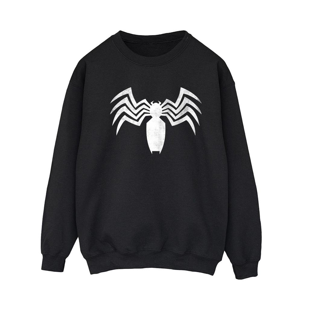 Marvel Womens/Ladies Venom Spider Logo Emblem Sweatshirt