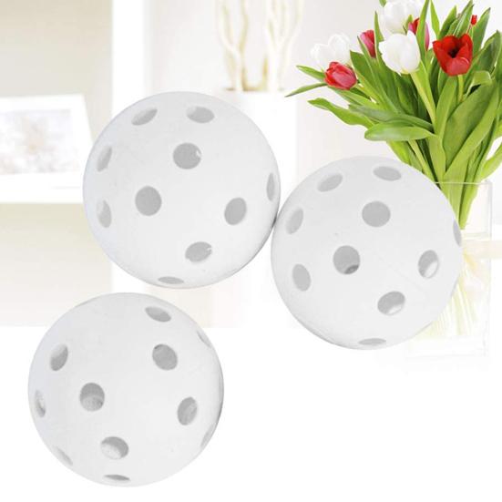 12/50Pcs 41mm 26 Holes Hollow Golf Sports Indoor Training Practice Plastic Ball