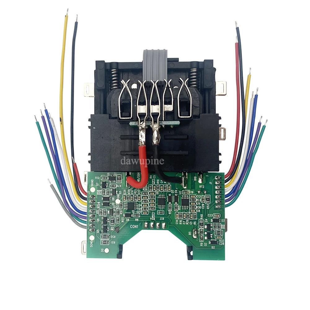 DCB609 15*21700 Lithium Battery Storage Box Case PCBA For DeWalt 20V 60V Battery Charging Protection Circuit Board Shell Housing
