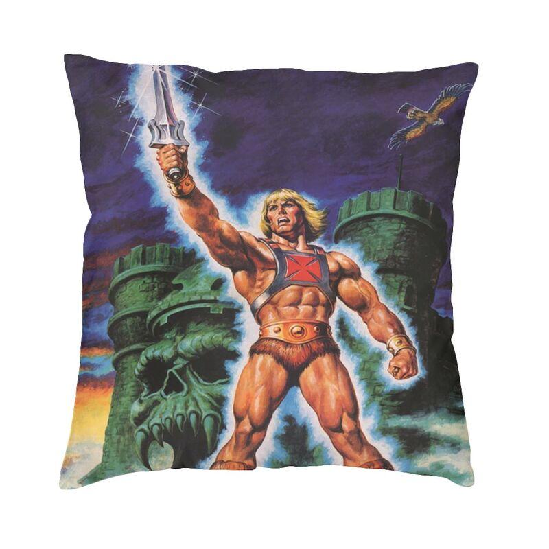 

Володарі Всесвіту He-Man Trinity Наволочка 45x45 см Прикраса для спальні Nordic Аніме Фільм Подушка Салон Квадратна наволочка 40x40cm 16x16in