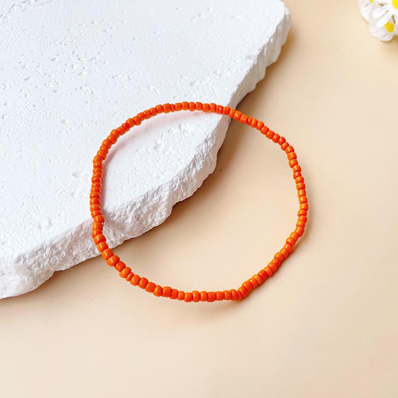 Bohemian Miyuki Seed Bead Colorful Handmade Elastic Anklet