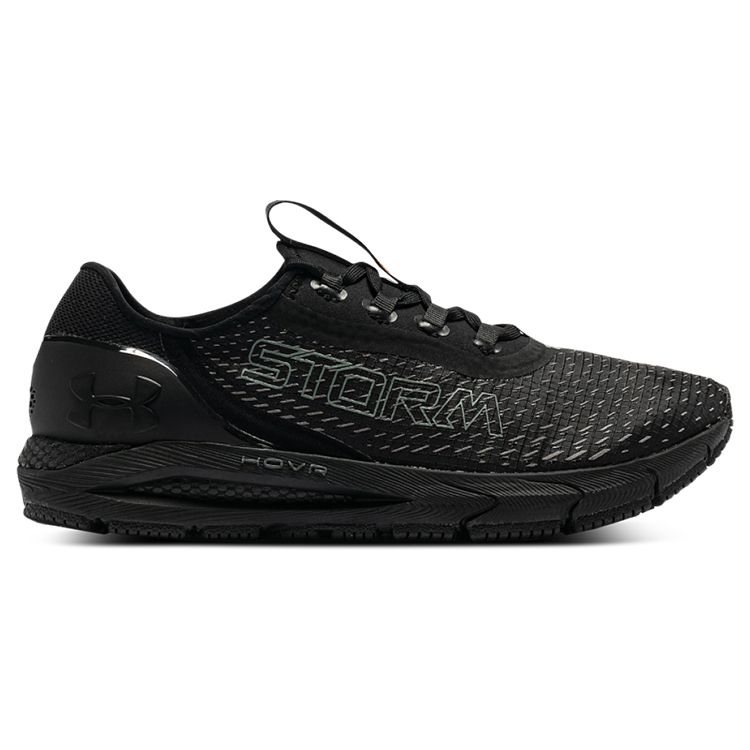 Under Armour HOVR Sonic 4 Storm Sportowa Moda Tkanina Niskie Casualowe Buty do Biegania Damskie sneakersy Czarne 3025486-002