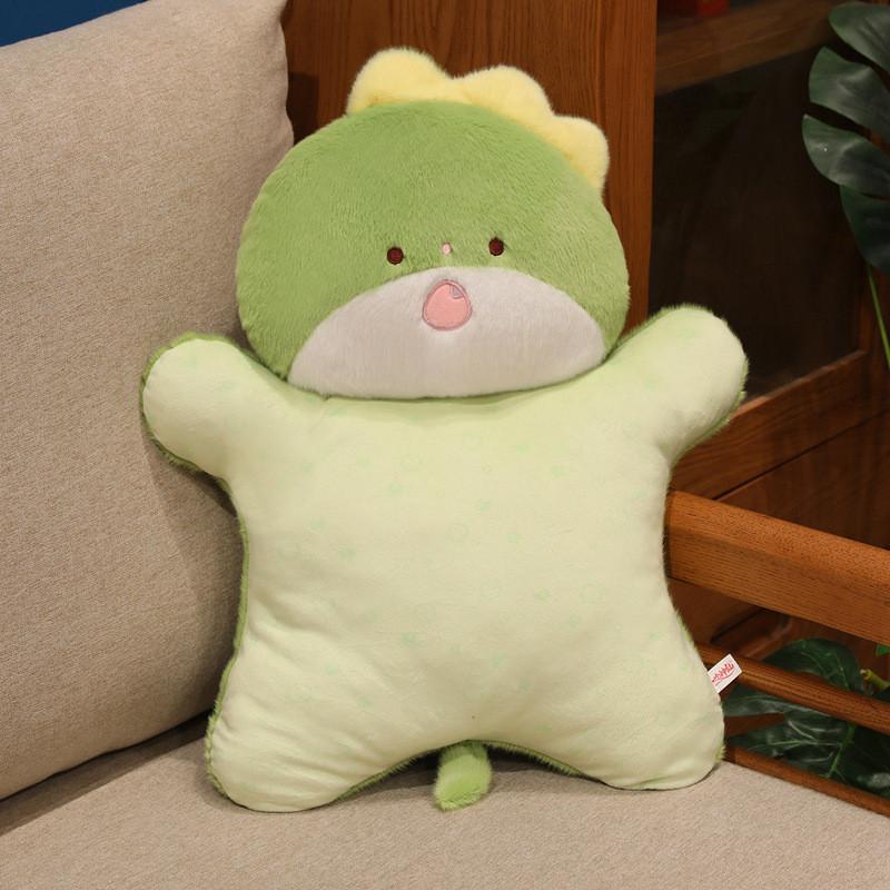 Cat Rabbit Duck Fox Panda Plush Pillow With Soft Short Fur For Stress Relief And Comfort For All Ages