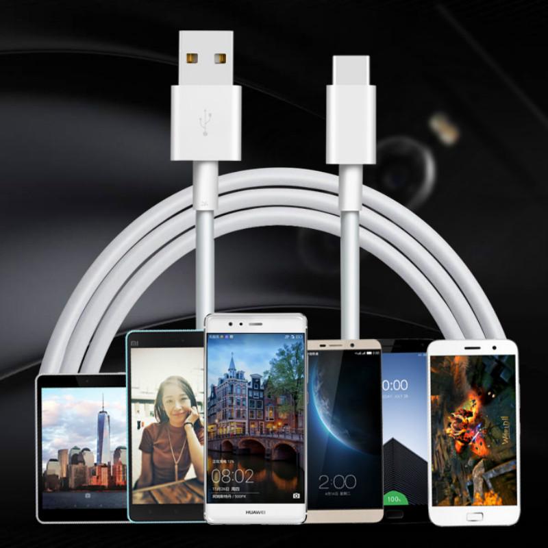 Fast Charging Wire Type C USB Data Charger Cable for Samsung USB Type-C Phone Cable for Huawei Honor Xiaomi For iPhone and Android phone