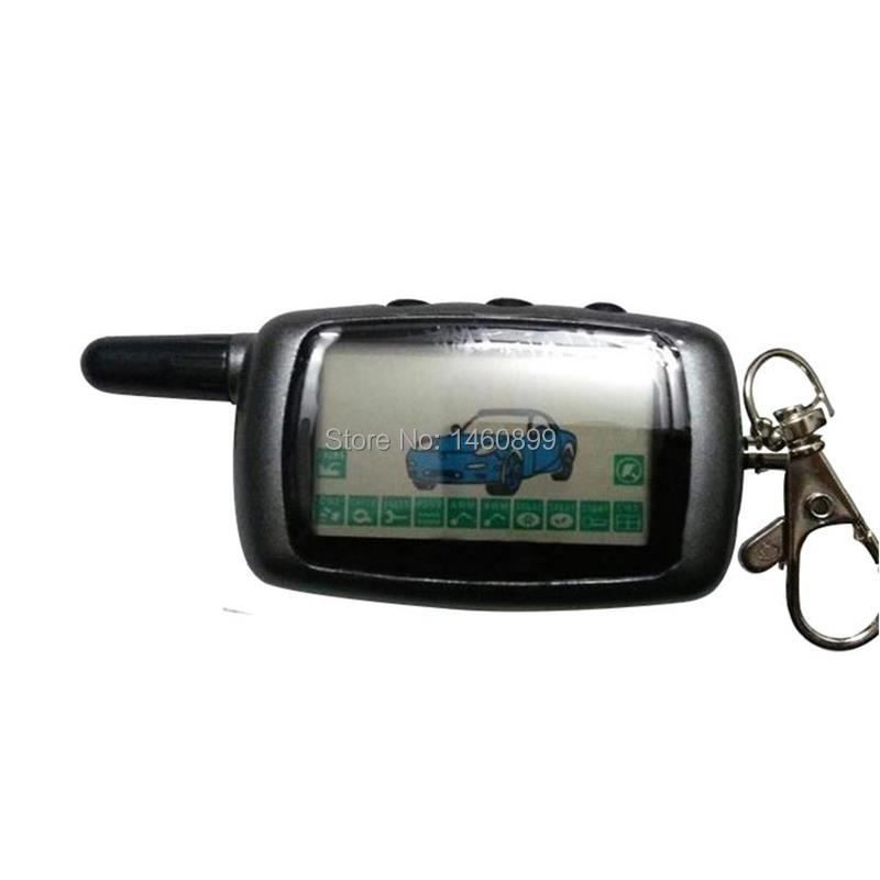 A9 2-way LCD Remote Control Key Keychain for Vehicle Security Two Way Car Alarm System Twage Starline A9 A8