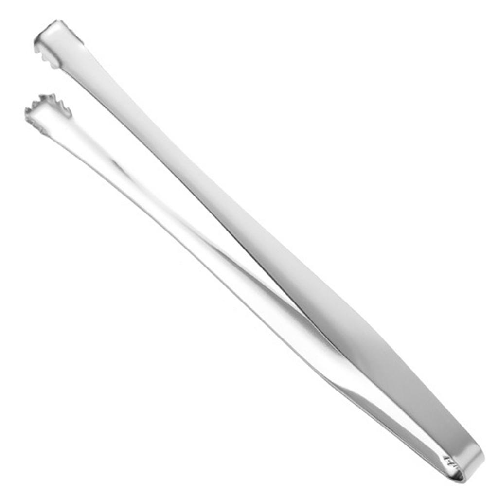 Stainless Steel Ice Cubes Clip BBQ Food Serving Clamp For Party Buffets