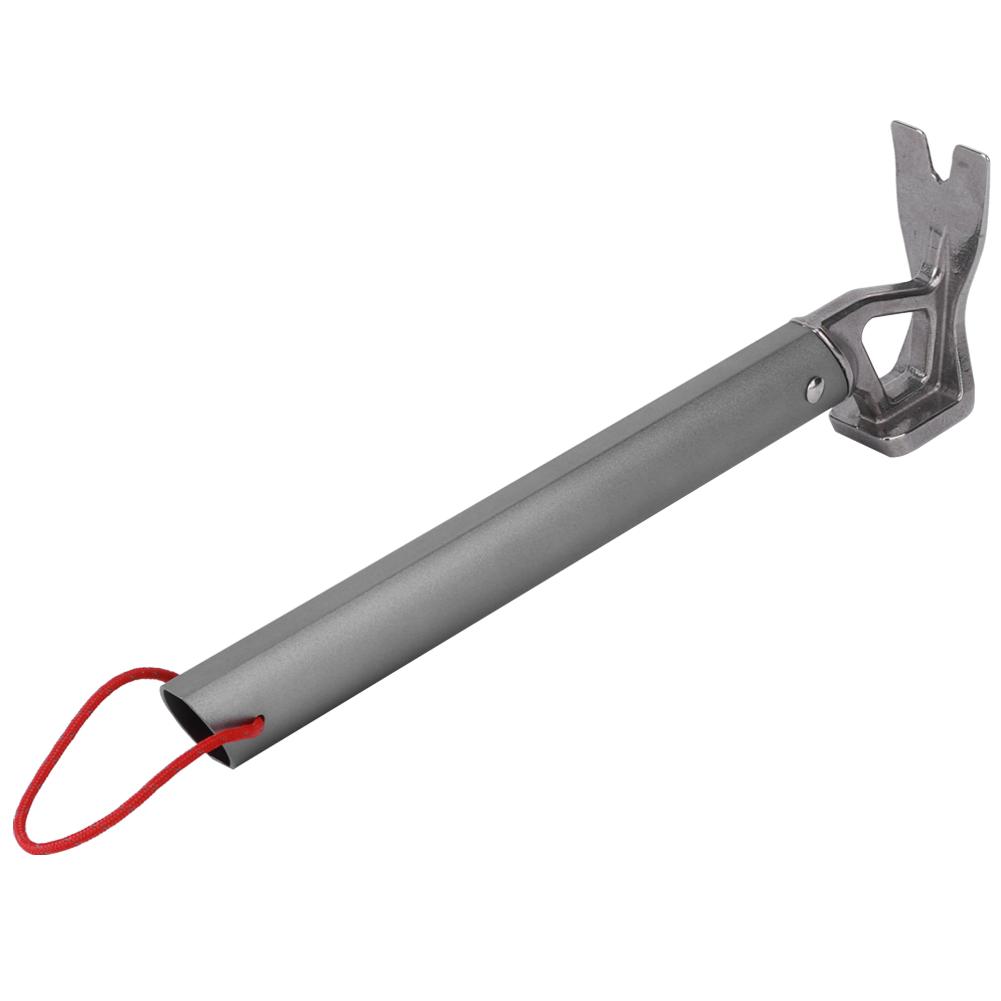 Outdoor Multifunction Stainless Steel Camping Hammer Tent Pegs Stake Nail Puller Remover
