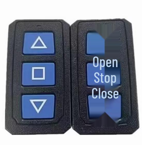 Blue Weijie 418M Universal 418MHz Electric Gate Remote with Power Toggle Switch