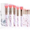 New 10 Makeup Brush Set Full Marble Beauty Tool Set Brush Blush Eyeshadow Brush