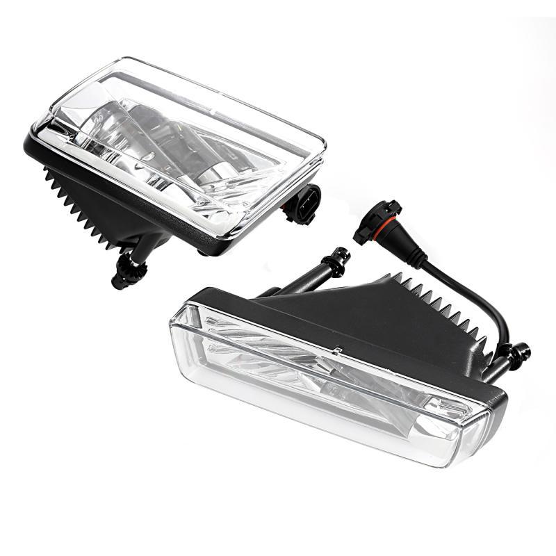 New LED Fog Lights w/ 5202 Bulbs Assembly For CHEVY GMC YUKON 2015-2016 Black Sliver Lights w/ 5202 Bulbs Fog Lamps Assembly