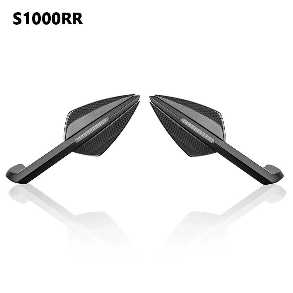 Motorcycle LED Rearview MIrror with LED Turn Signal Light Side Mirrors For BMW S 1000 RR S1000 RR S1000RR 2019-2025